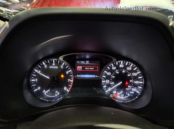 5N1DR2MM2JC665557 2018 NISSAN PATHFINDER Red Widok zestawu wskaźników