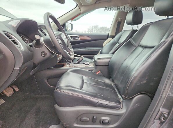 5N1DR2MM3HC620508 2017 NISSAN PATHFINDER Gray Vista interior delantera