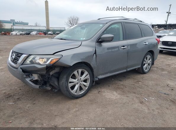 5N1DR2MM3JC658312 2018 NISSAN PATHFINDER Gray Przód lewy