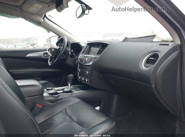 5N1DR2MM3JC658312 2018 NISSAN PATHFINDER Gray Widok wnętrza z przodu