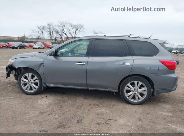 5N1DR2MM3JC658312 2018 NISSAN PATHFINDER Gray Widok wnętrza 360 stopni
