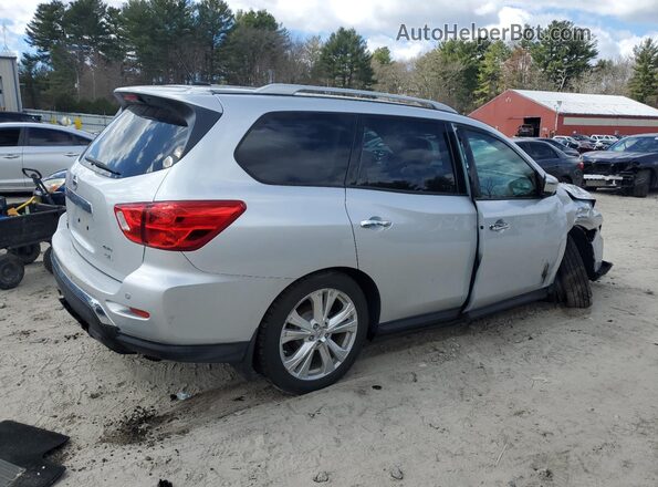 5N1DR2MM5JC665052 2018 NISSAN PATHFINDER Серебряный Задняя правая четверть