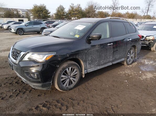5N1DR2MM6HC645225 2017 NISSAN PATHFINDER Black Vista tres cuartos delantera izquierda