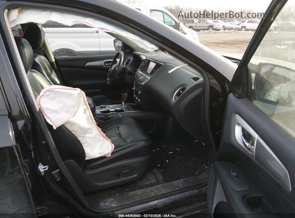 5N1DR2MM6HC645225 2017 NISSAN PATHFINDER Black Vista interior delantera