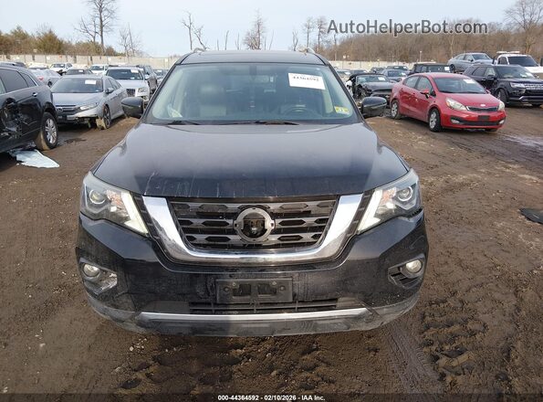5N1DR2MM6HC645225 2017 NISSAN PATHFINDER Black Vista del cuadro de instrumentos