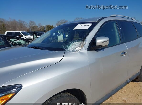 5N1DR2MM6KC613432 2019 NISSAN PATHFINDER Silver Front view