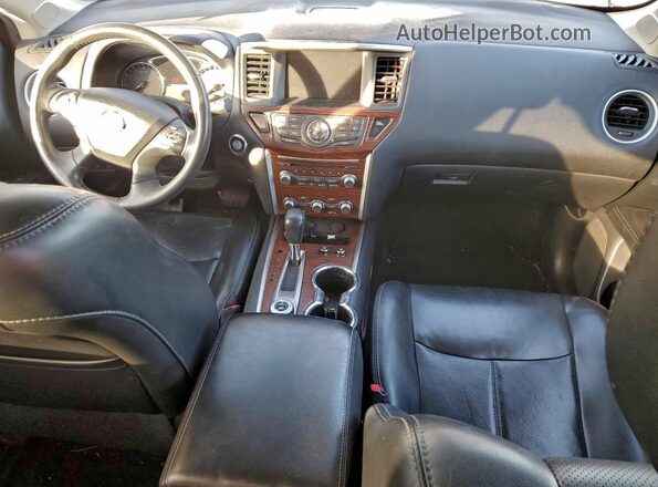 5N1DR2MM7HC651468 2017 NISSAN PATHFINDER Red Dashboard view