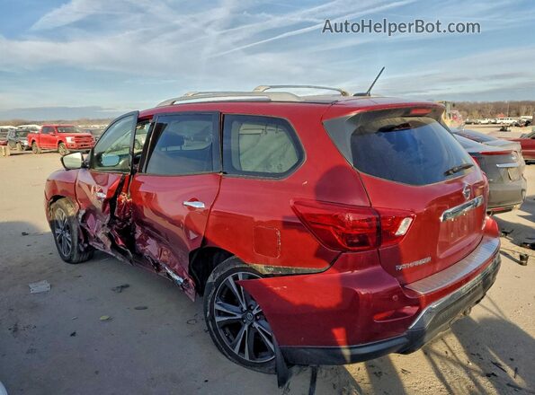 5N1DR2MM7HC651468 2017 NISSAN PATHFINDER Red Rear left