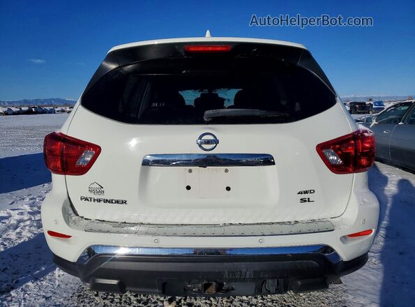 5N1DR2MM7KC608501 2019 NISSAN PATHFINDER White Հետևի տեսք