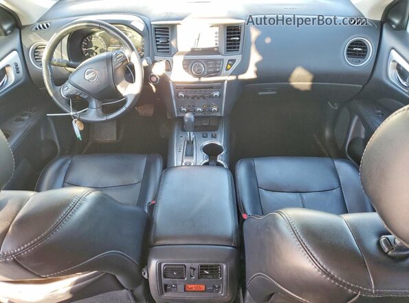 5N1DR2MM7KC608501 2019 NISSAN PATHFINDER White Առջևի վահանակի տեսք