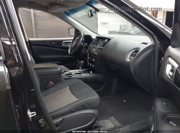 5N1DR2MM8JC628772 2018 NISSAN PATHFINDER Black Widok wnętrza z przodu