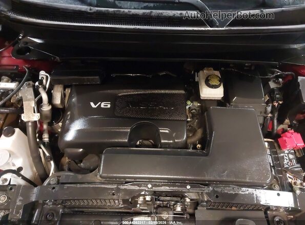 5N1DR2MM9HC618388 2017 NISSAN PATHFINDER Red Widok z tyłu