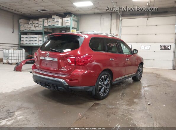 5N1DR2MM9HC618388 2017 NISSAN PATHFINDER Red Tył prawy