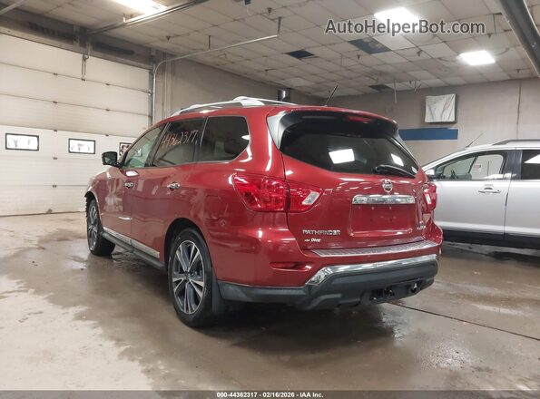 5N1DR2MM9HC618388 2017 NISSAN PATHFINDER Red Tył lewy
