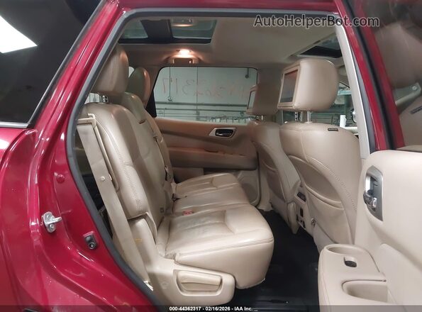 5N1DR2MM9HC618388 2017 NISSAN PATHFINDER Red Widok naklejki z numerem VIN