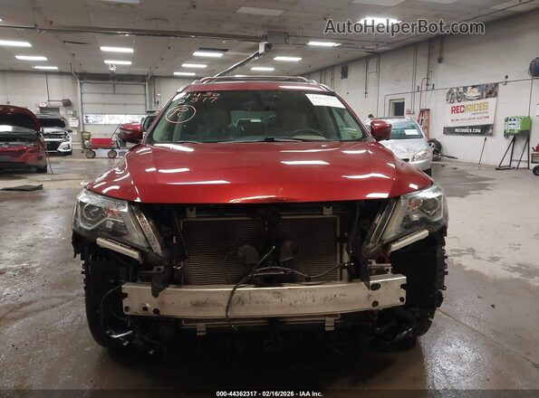 5N1DR2MM9HC618388 2017 NISSAN PATHFINDER Red Widok wnętrza z tyłu