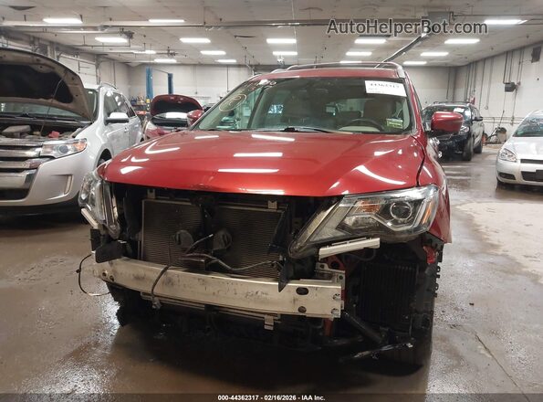 5N1DR2MM9HC618388 2017 NISSAN PATHFINDER Red Widok z przodu