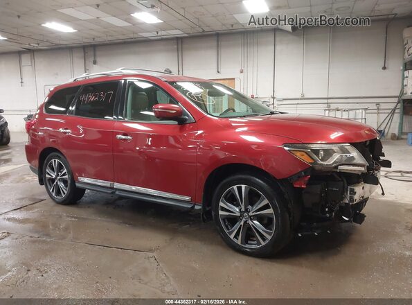 5N1DR2MM9HC618388 2017 NISSAN PATHFINDER Red Widok wnętrza 360 stopni