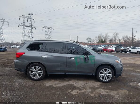 5N1DR2MM9JC612239 2018 NISSAN PATHFINDER Gray Սալոնի հետևի տեսք