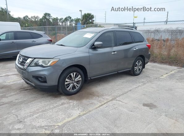 5N1DR2MN0JC645459 2018 NISSAN PATHFINDER Gray 