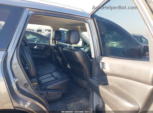 5N1DR2MN2HC658594 2017 NISSAN PATHFINDER Gray Widok naklejki z numerem VIN