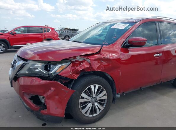 5N1DR2MN5JC617494 2018 NISSAN PATHFINDER Burgundy Vista frontal
