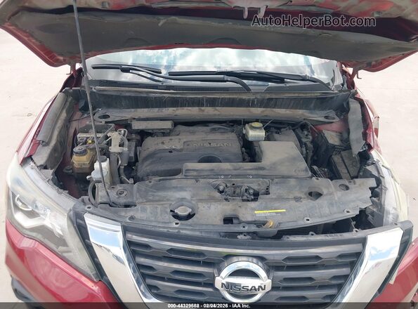 5N1DR2MN5JC617494 2018 NISSAN PATHFINDER Burgundy Vista trasera
