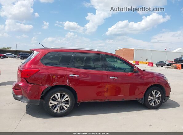 5N1DR2MN5JC617494 2018 NISSAN PATHFINDER Burgundy Vista interior trasera