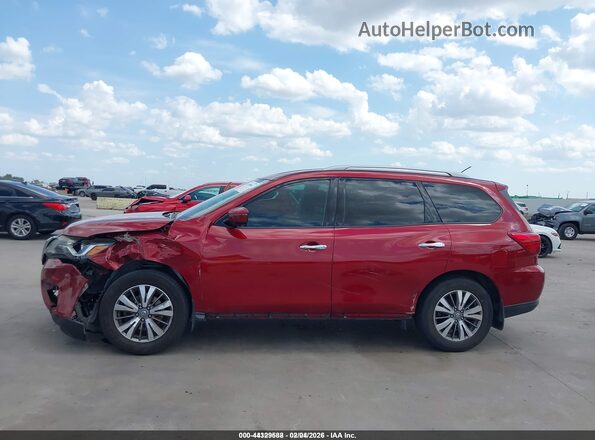 5N1DR2MN5JC617494 2018 NISSAN PATHFINDER Burgundy Vista interior de 360 grados