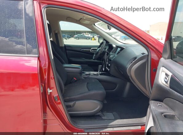 5N1DR2MN5JC617494 2018 NISSAN PATHFINDER Burgundy Vista interior delantera
