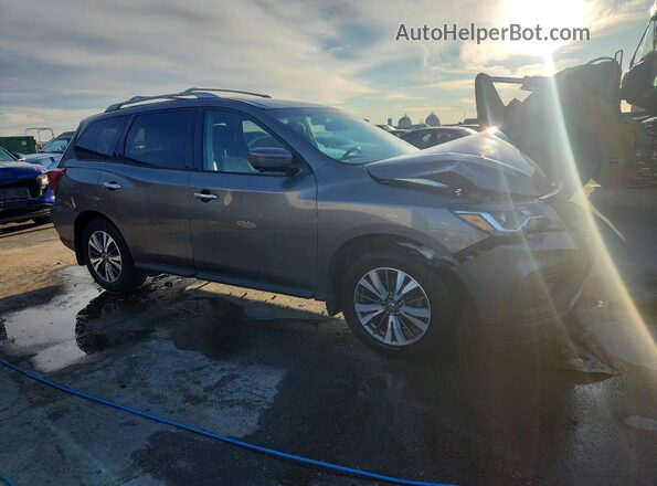 5N1DR2MN6HC908080 2017 NISSAN PATHFINDER Серый Передняя правая четверть