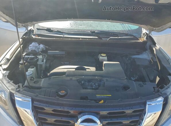 5N1DR2MN8HC670846 2017 NISSAN PATHFINDER Silver ძრავის განყოფილების ხედი