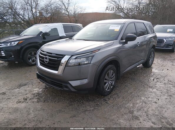 5N1DR3AC0SC235092 2025 NISSAN PATHFINDER Gray წინა მარცხენა ხედი სამი მეოთხედიდან