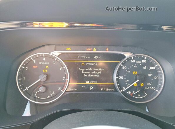 5N1DR3BD9SC315076 2025 NISSAN PATHFINDER White Vista del cuadro de instrumentos