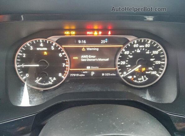 5N1DR3CC2PC201675 2023 NISSAN PATHFINDER Black Սարքավորումների վահանակի տեսք