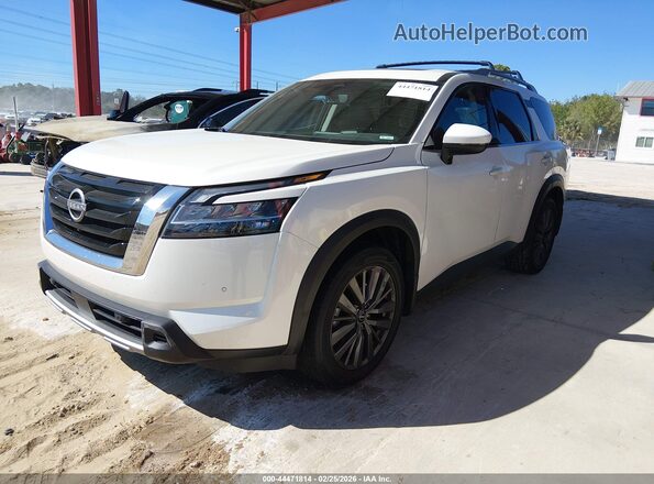 5N1DR3CD2PC255101 2023 NISSAN PATHFINDER White წინა მარცხენა ხედი სამი მეოთხედიდან