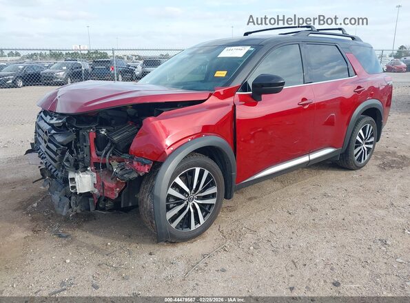 5N1DR3DH3PC252547 2023 NISSAN PATHFINDER Red წინა მარცხენა ხედი სამი მეოთხედიდან