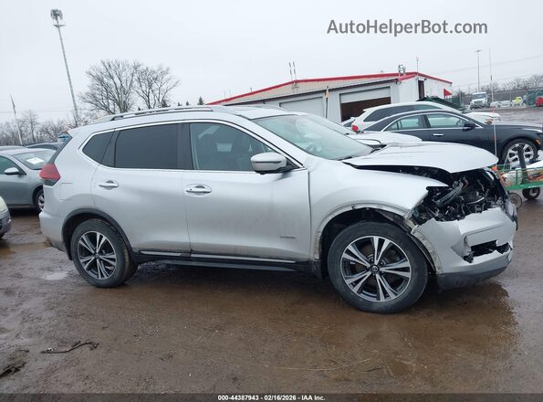 5N1ET2MV0JC801196 2018 NISSAN ROGUE HYBRID Silver Vista interior trasera