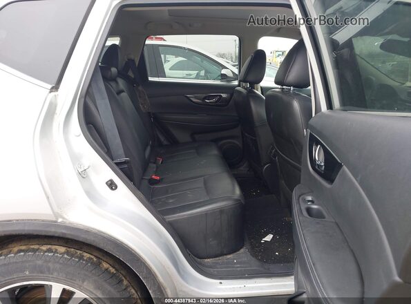 5N1ET2MV0JC801196 2018 NISSAN ROGUE HYBRID Silver Vista de la etiqueta del VIN
