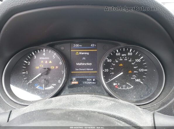 5N1ET2MV0JC801196 2018 NISSAN ROGUE HYBRID Silver Vista de los asientos traseros