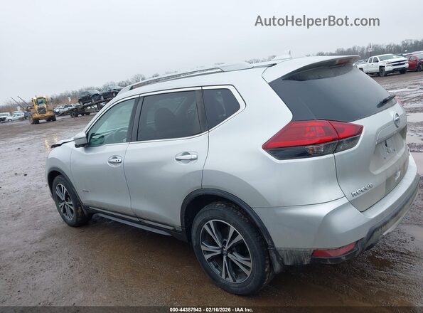 5N1ET2MV0JC801196 2018 NISSAN ROGUE HYBRID Silver Vista interior de 360 grados