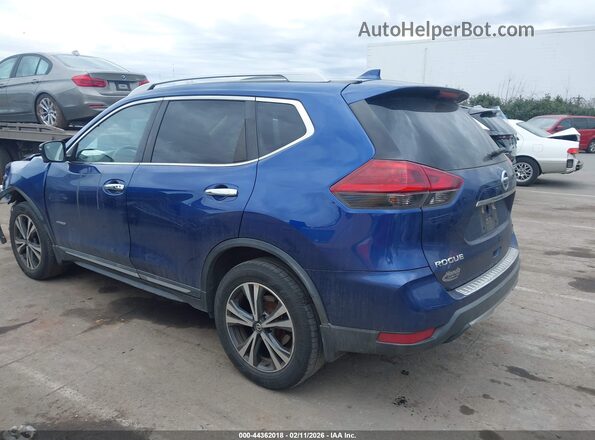 5N1ET2MV0JC823196 2018 NISSAN ROGUE HYBRID Dark Blue 