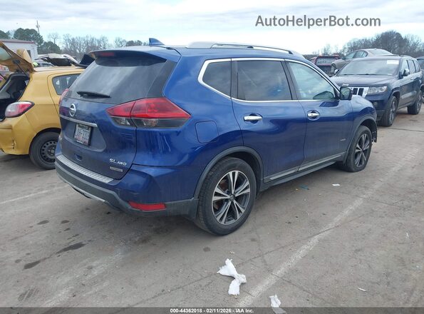 5N1ET2MV0JC823196 2018 NISSAN ROGUE HYBRID Dark Blue 