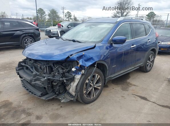 5N1ET2MV0JC823196 2018 NISSAN ROGUE HYBRID Dark Blue 