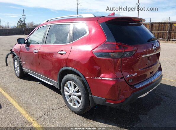 5N1ET2MV7JC844871 2018 NISSAN ROGUE HYBRID Red Հետևի ձախ