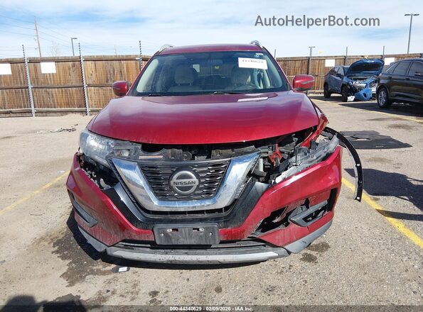 5N1ET2MV7JC844871 2018 NISSAN ROGUE HYBRID Red Սարքավորումների վահանակի տեսք