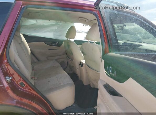 5N1ET2MV7JC844871 2018 NISSAN ROGUE HYBRID Red VIN կոդի պիտակի տեսք