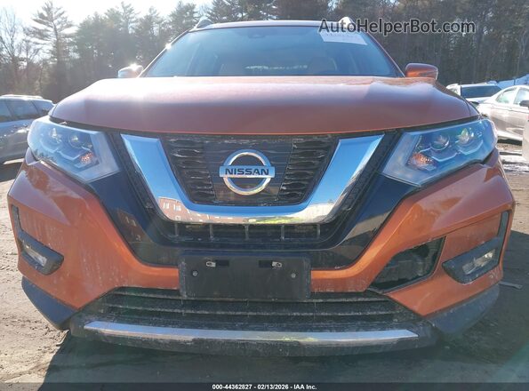 5N1ET2MVXHC768895 2017 NISSAN ROGUE HYBRID Orange Instrument cluster view