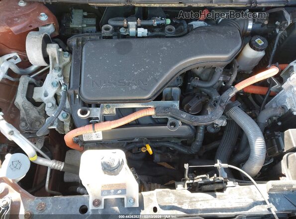 5N1ET2MVXHC768895 2017 NISSAN ROGUE HYBRID Orange Rear view