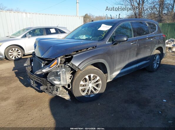 5NMS3CAD1LH205785 2020 HYUNDAI SANTA FE Black Առջևի ձախ երեք քառորդ տեսարան